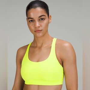 Lululemon Energy Bra – Electric Lemon
Size 6 | Medium Support | B–D Cups